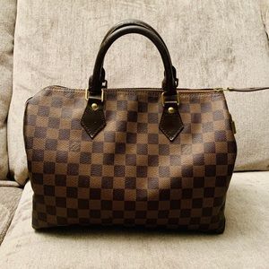 Louis Vuitton Speedy 30 brown checker